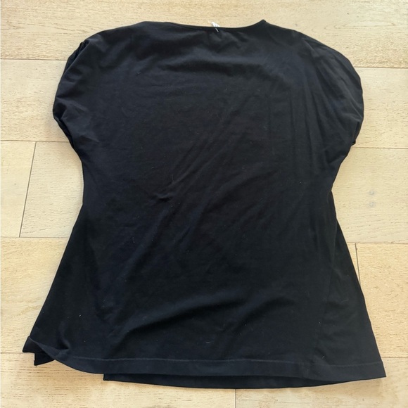 Apiece Apart Rolled Dolman Sleeves Minimalist Asymmetric Tunic Tee - 2X - Picture 11 of 12